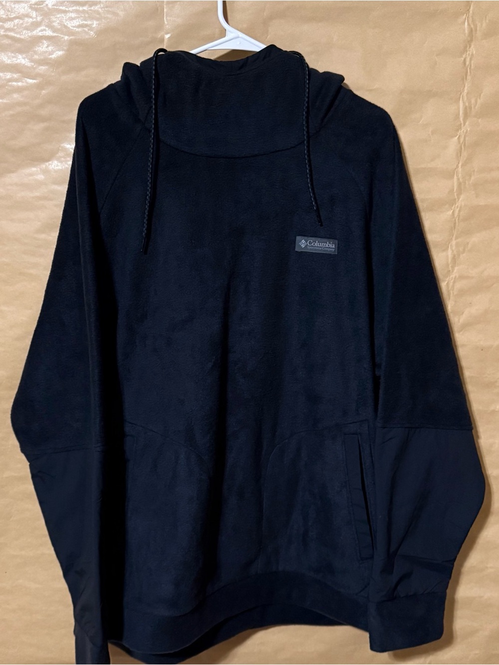 NWT Columbia Hunterdon III Fleece Hoodie Men’s XXL Black Pullover